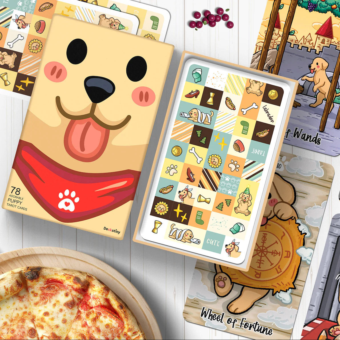 进口正版拉布拉多塔罗牌 Labradorable Tarot 泰国狗狗桌游卡牌