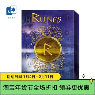 进口正版 如尼石符号神谕卡 Runes Oracle 卢恩石桌游益智意大利