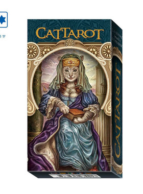 【订】进口正版古典猫塔罗牌 Cat 复古故事画风意大利桌游卡牌