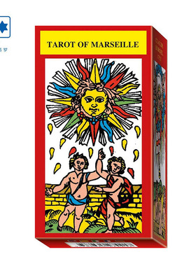 进口正版 传统马赛塔罗牌1751版 Tarot of Marseille 意大利桌游