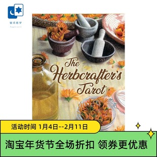 进口正版 自然草药塔罗牌 The Herbcrafter's 桌游卡牌
