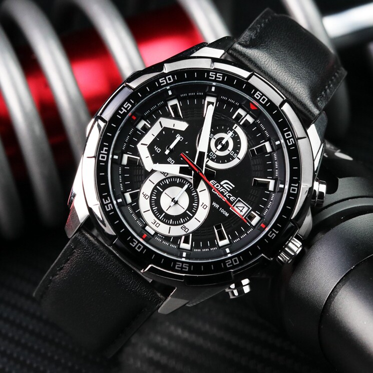 casio赛车码表卡西欧edifice红牛f1车队efr-539l-1a防水手表男