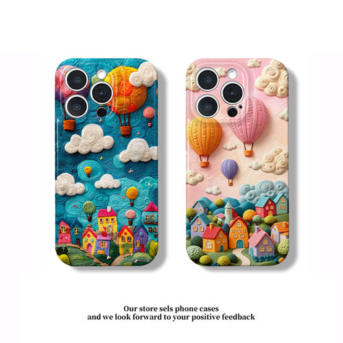 创意梦幻小屋新款适用苹果18pro手机壳iPhone17max16小米18华为mate80pura90K90nova15note14荣耀500x200Y500