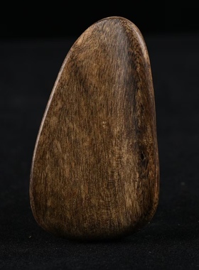 沉水级文莱软丝老料沉香素牌高68mm宽38.5mm厚12mm重16克兰花清甜