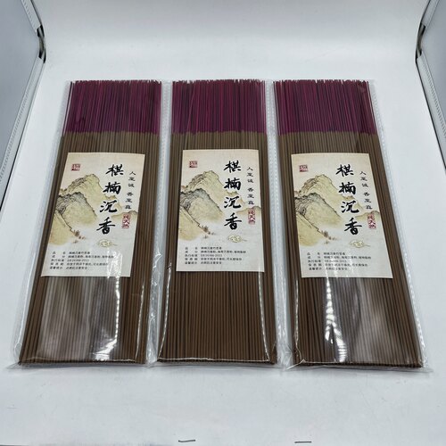 棋楠沉香33CM拜拜竹签香天然拜拜香礼佛香家用供佛竹签香200克装