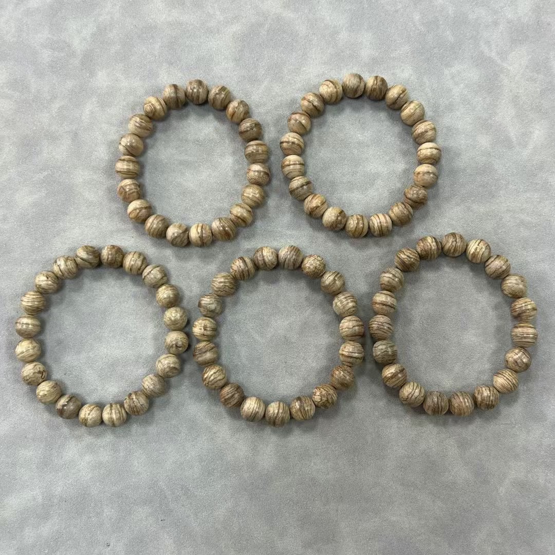 印尼达拉干虎斑纹沉香佛珠男女士手串11MM19颗重6克清凉乳香十足