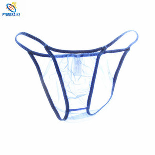 男内裤 透明薄沙男三角裤 性感透气 tm雪光亮网纱三角内裤 2020新款
