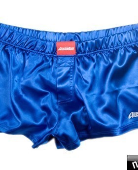 AussieBum 男士内裤 家居裤 睡裤 光滑面料仿真丝健身平角运动裤