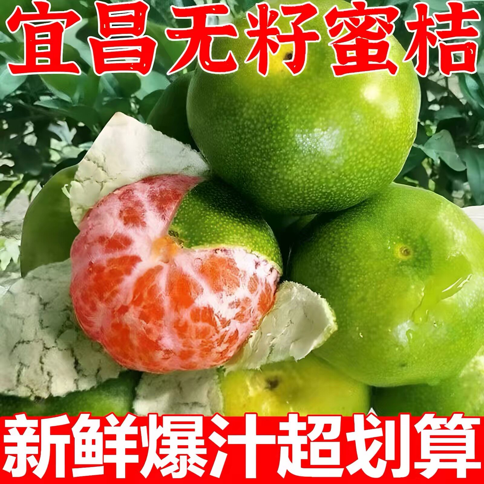 橘子新鲜水果寻乌蜜桔赣南无籽蜜桔子