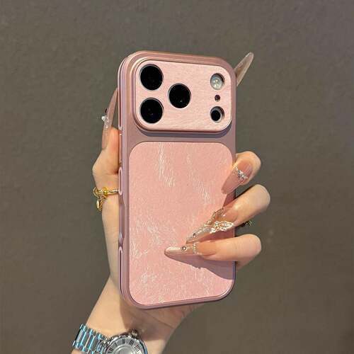 ins小众羽纱皮纹适用苹果17promax手机壳iPhone16ProMax新款15pro相机按键全包14全包防摔情侣13pm高级感男女