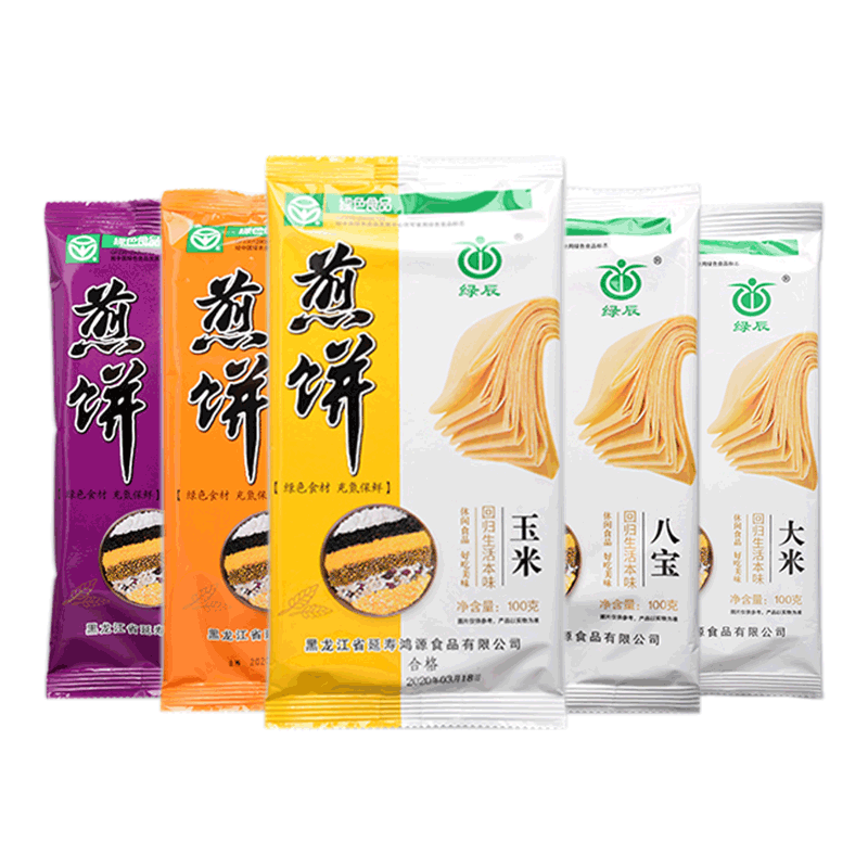 绿辰杂粮煎饼开袋即食低脂