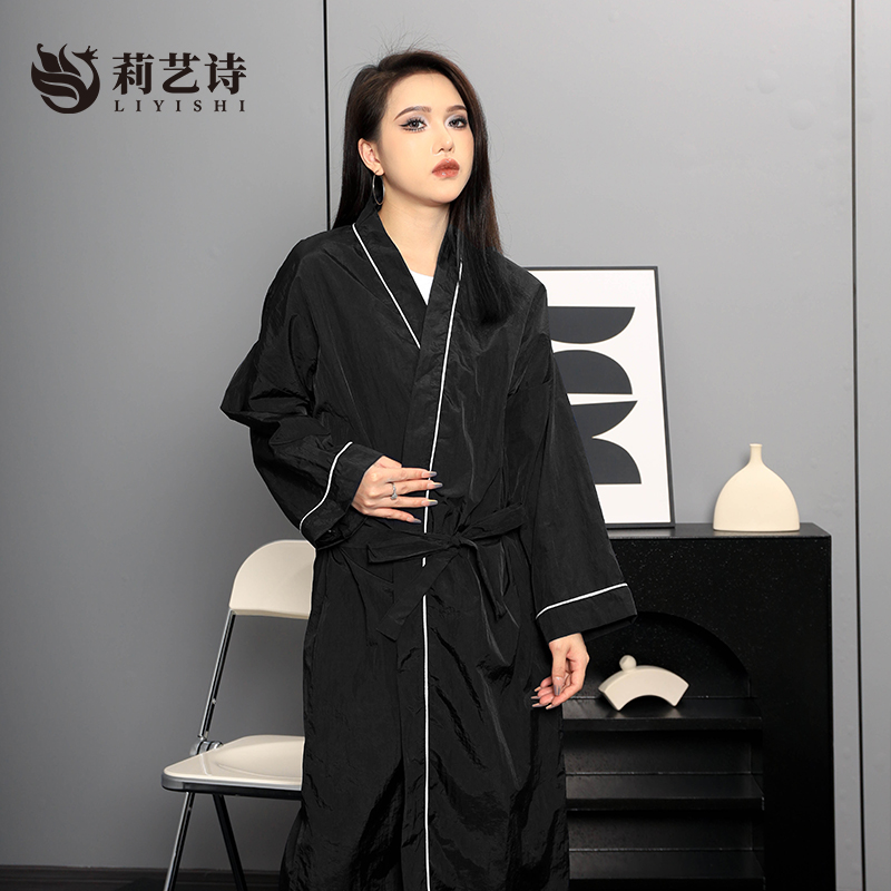 莉艺诗透气防水染烫剪发客袍