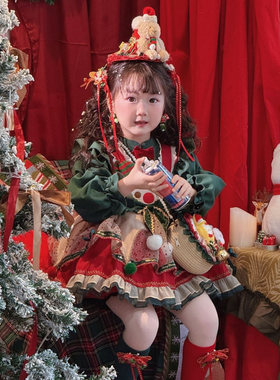 女童连衣裙套装背心裙