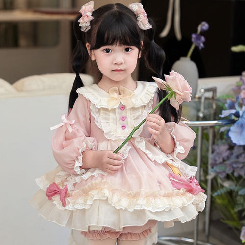 爱的丘比特女童洛丽塔可爱公主裙