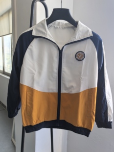 汕头市龙湖区金阳校服秋冬装中阳学校风衣外套上衣冬季长裤