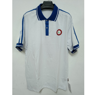 广州市增城区第一中学校服白杠T恤学生短袖上衣长短裤秋冬套装