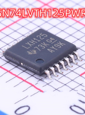 SN74LVTH125PWR封装TSSOP14丝印LXH125全新原装TI 缓冲器收发器IC