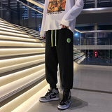 夜景秋季运动卫裤男K310P35控49黑，男装休闲裤，电商A309