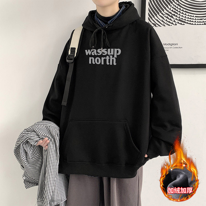 重磅！wassup加绒加厚秋冬款卫衣情侣装 A381P60 控88图片