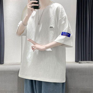 ~潮牌短袖t恤男女 T10P35 控48图片