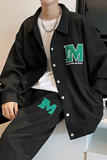 2024春季卫衣套装学生潮牌运动服帅气棒球服外套TZ881P100，男装卫衣，电商A309