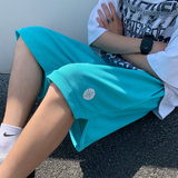 数据好款~夏季法螺纹简约休闲短裤男女宽松五分裤A223P35控48，男装休闲裤，电商A309