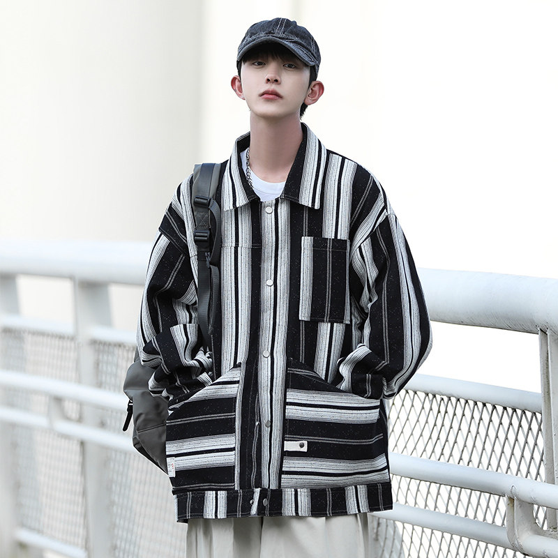 秋季主推~cityboy大口袋工装夹克男女宽松潮牌牛仔外套 103P108图片
