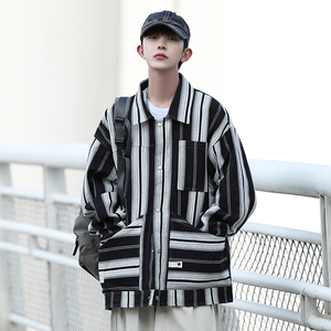 秋季主推~cityboy大口袋工装夹克男女宽松潮牌牛仔外套 103P108图片