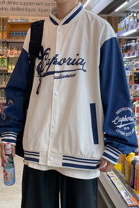 秋装新款棒球服外套男潮牌夹克 122P70图片
