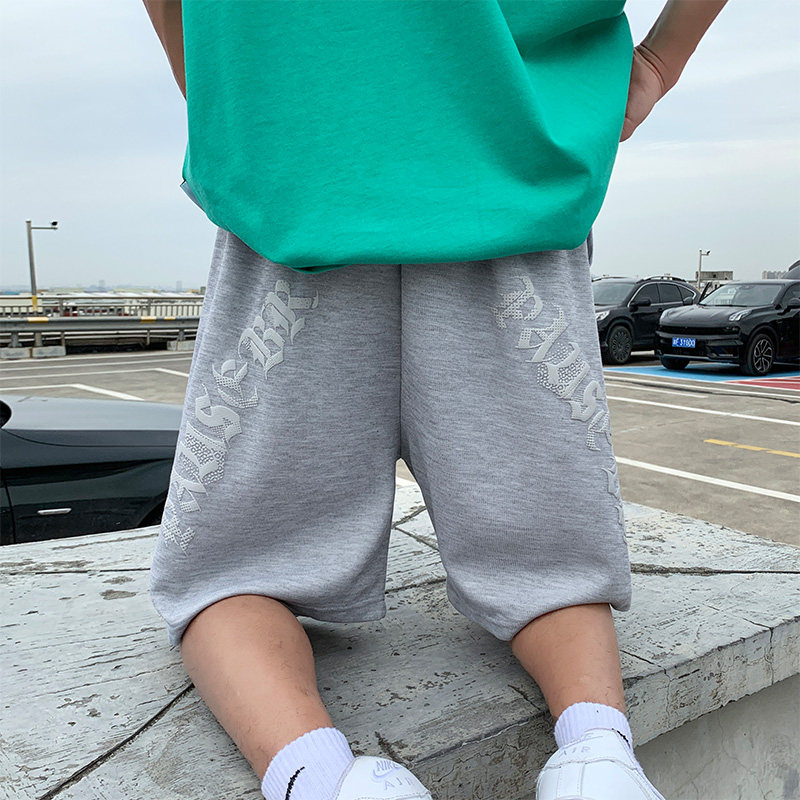 主推!!夏季潮牌运动短裤男女宽松五分裤A346P35控48,男装休闲裤,电商A309