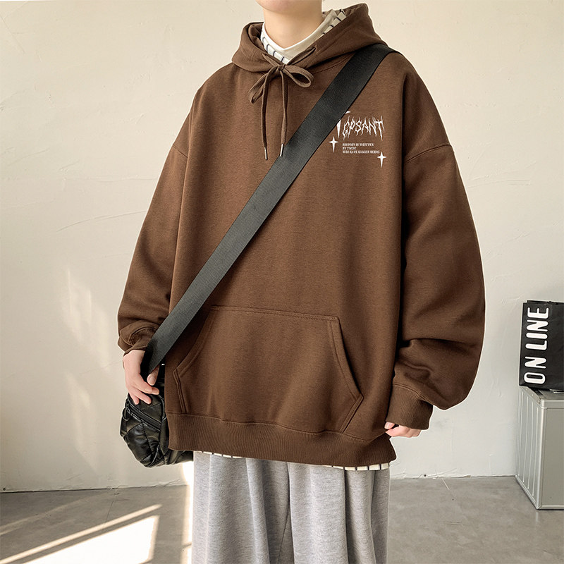 重磅420克加绒加厚连帽卫衣A385P60控88,男装卫衣,电商A309