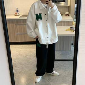 秋季M刺绣卫衣套装男开衫棒球服一套衣服 TZ881P100 控138图片