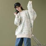 秋冬女生慵懶風(fēng)潮牌寬松毛衣中性風(fēng)長(zhǎng)袖針織衫MY314P65，女裝針織衫/毛衣，電商A309