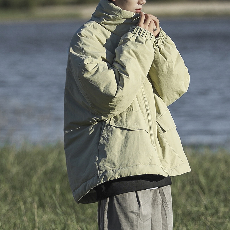 立领棉服男宽松大版加厚短款棉衣外套101P128控168，男装棉衣，电商A309