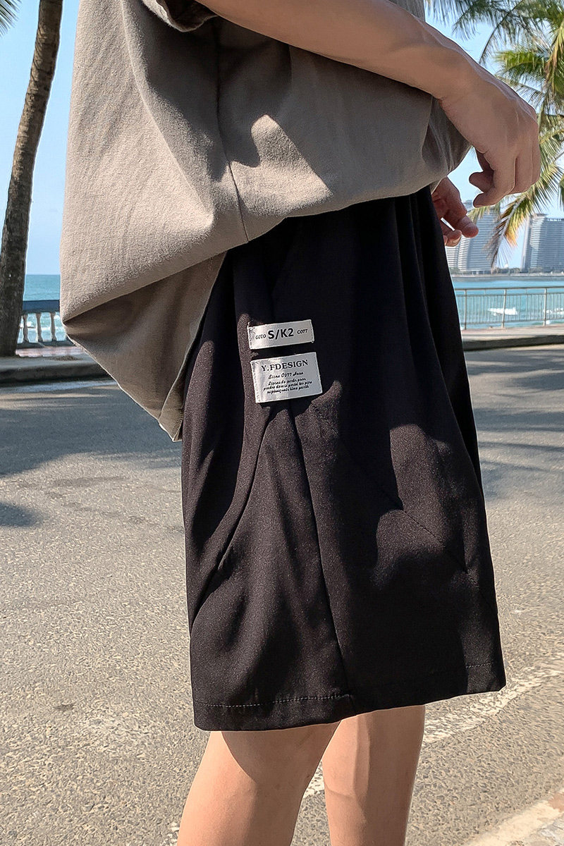 夏季薄款运动五分裤男士宽松潮牌冰丝短裤A197P25,男装休闲裤,电商A309