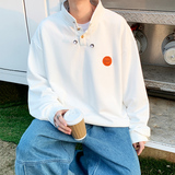 秋季主推款~小众设计潮牌开叉纽扣立领卫衣男A312P45，男装卫衣，电商A309