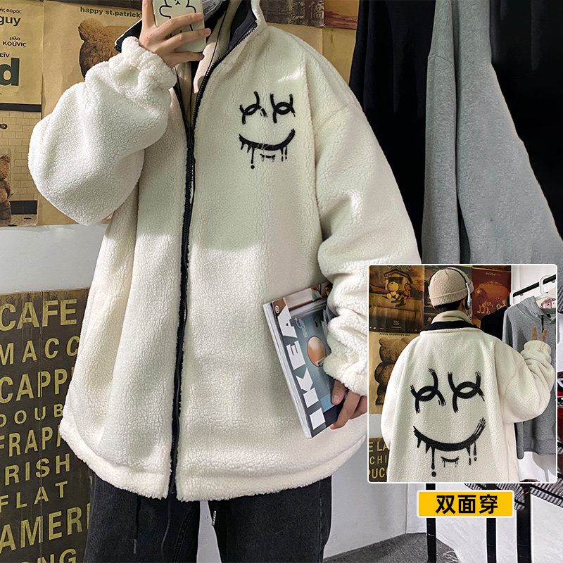 棉服男宽松ins潮牌加厚棉衣羊羔绒外套2120P108控138,男装棉衣,电商A309
