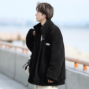 冬季新款羊羔毛加厚棉衣外套情侣装保暖棉服 102P110 控148图片