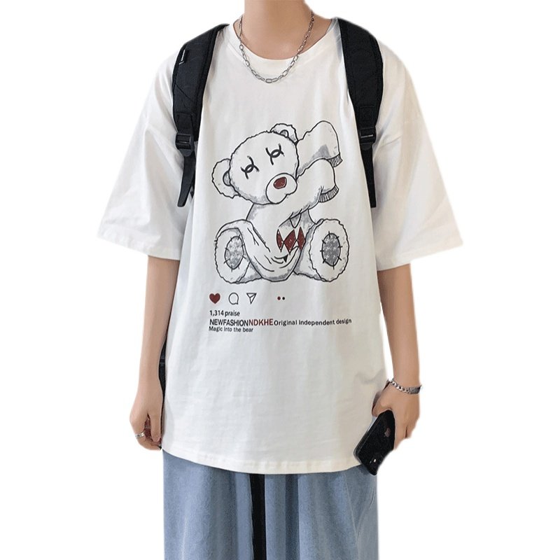 情侣衣服夏季潮牌短袖t恤男2128P35控48,男装T恤,电商A309