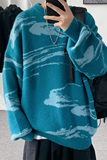 云朵毛衣男女情侣宽松针织衫加厚秋冬款MY316P75控98，男装针织衫/毛衣，电商A309