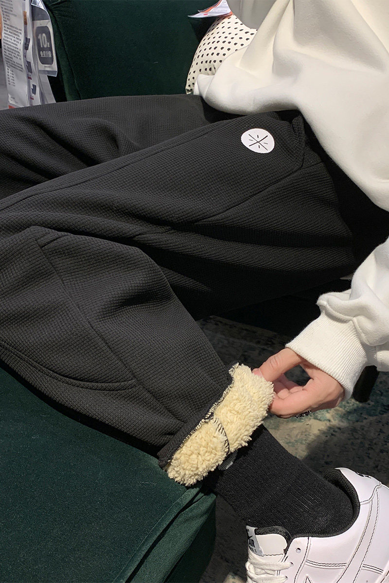 秋冬羊羔绒加厚休闲运动卫裤男A329P55控78,男装休闲裤,电商A309
