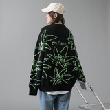 秋冬女生慵懶風(fēng)潮牌寬松毛衣中性風(fēng)長(zhǎng)袖針織衫MY314P65，女裝針織衫/毛衣，電商A309