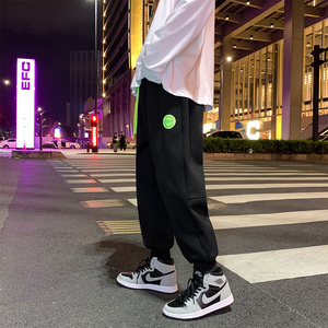 夜景 秋季运动卫裤 男 K310P35控49 黑图片