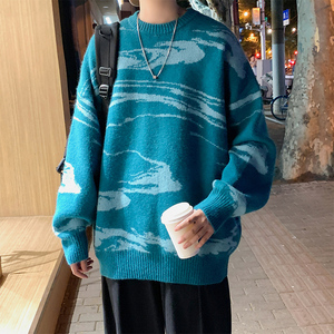 云朵毛衣男女情侣宽松针织衫加厚秋冬款 MY316P75 控 98图片