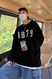 春季1879毛巾刺绣圆领卫衣男女同款A332P45控58，男装卫衣，电商A309