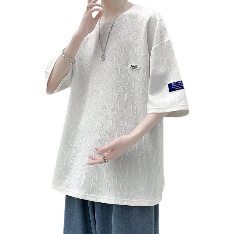 大皂~夏季潮牌短袖男T10p35控48,男装T恤,电商A309