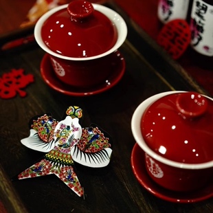 9cm迷你纸鸢风筝订婚拍照道具摆件新中式我们订婚啦横幅订婚宴