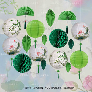 夏日青团广告布手作烘焙店促销挂布开春布置装饰春游拍照道具