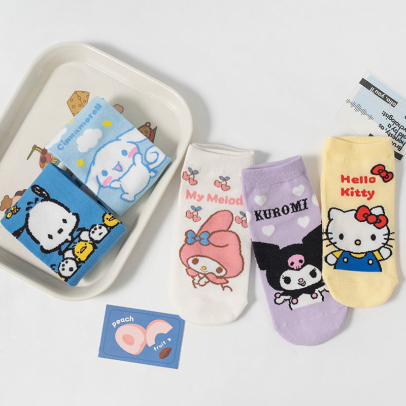 袜子女短筒浅口低帮短袜夏季可爱小狗狗ins潮卡通低帮袜百搭船袜,女士内衣/男士内衣/家居服,船袜,淘宝优惠券,粉丝福利购,淘宝优惠卷