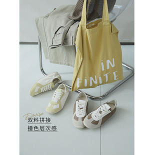 软底系带休闲圆头小白鞋 苹果 内增高芭蕾德训鞋 又软又轻 生活家